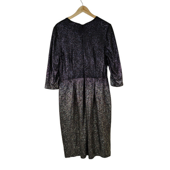 Julia Jordan Black and Silver Sequin Dress - Picture 6 of 11